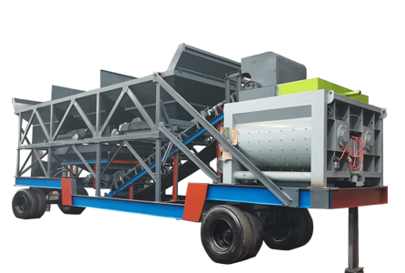 Mobile concrete mixing plant series