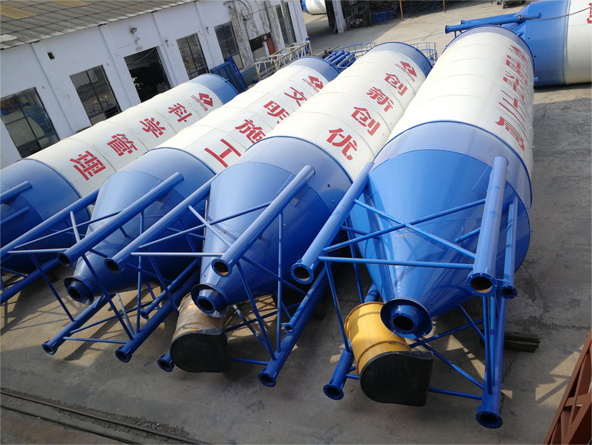 Welded type cement silo