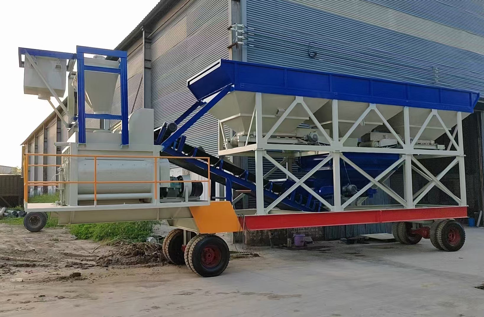 YHZS25 mobile mixing plant